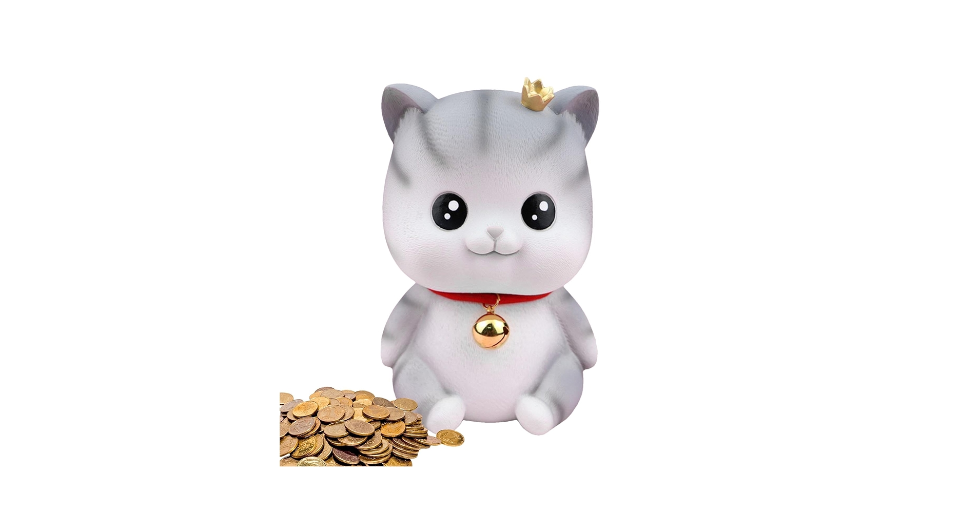 Amazon.co.jp: 猫の貯金箱,猫の貯金箱 - お金を節約する瓶,小銭